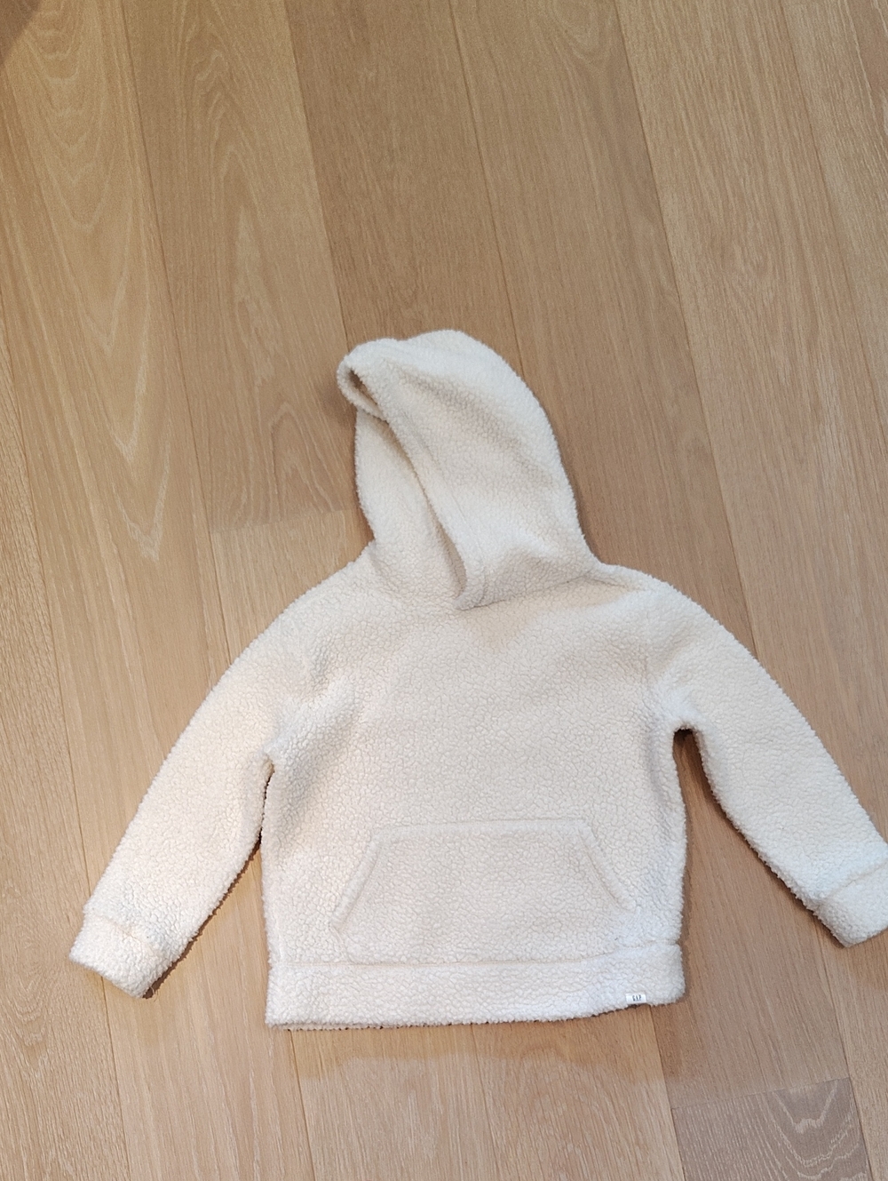 GAP Cream Sherpa Hoodie for Kids